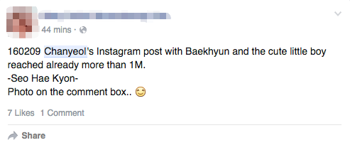 Bức ảnh đạt kỉ lục 1 triệu like của Chanyeol (EXO) là chụp cùng Baekhyun - Ảnh 6.