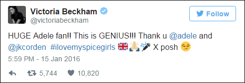 Adele bắn rap, cover Spice Girls được Victoria Beckham khen ngợi - Ảnh 4.