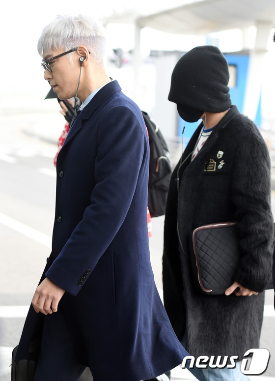 G-Dragon che mặt không thể kín hơn bên T.O.P (Big Bang) tại sân bay - Ảnh 5.
