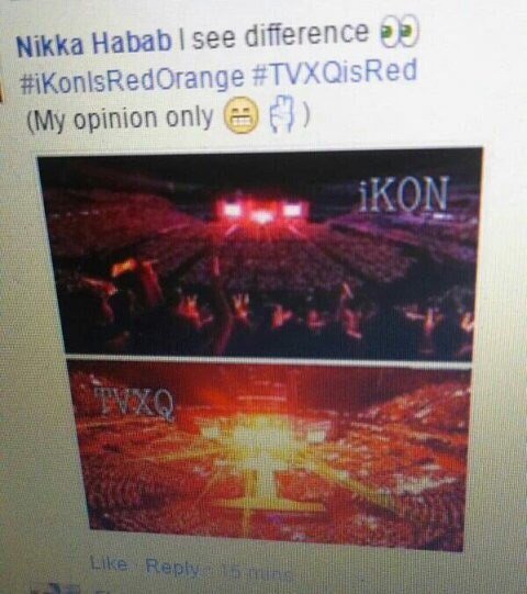 Fan iKON lấy cắp ảnh biển đỏ trong concert DBSK và nhận là của iKON - Ảnh 4.