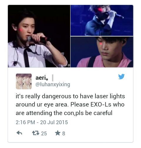 Sở th&iacute;ch độc &aacute;c của anti-fan: Chiếu laser v&agrave;o mắt idol Kpop - Ảnh 2.
