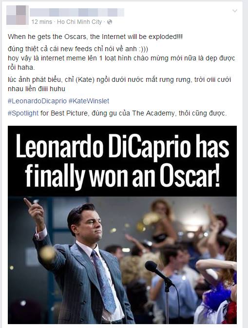 Dân mạng vui sướng tột độ khi Leo giật tượng vàng Oscar, thoát kiếp thánh nhọ - Ảnh 15.