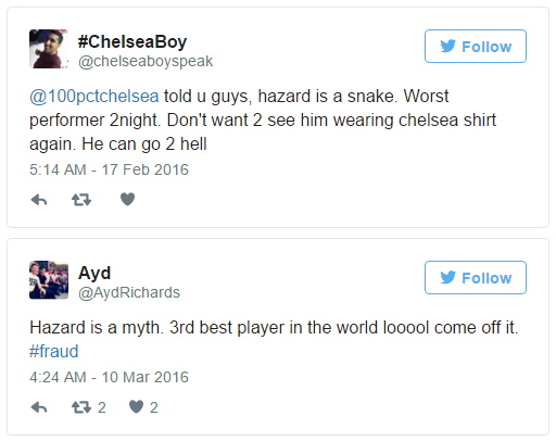 Hazard bị fan Chelsea la ó, chửi rủa thậm tệ vì đổi áo với Di Maria - Ảnh 6.