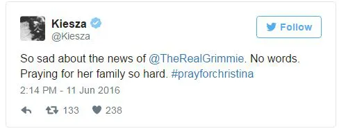 Loạt sao thương tiếc cho Christina Grimmie khi bị sát hại ở tuổi 22 - Ảnh 6.