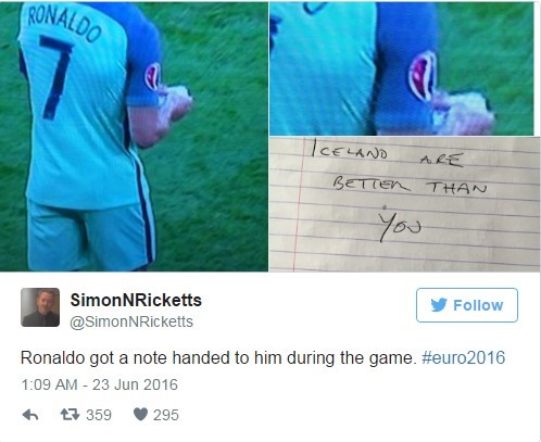 Cư d&acirc;n mạng s&aacute;ng t&aacute;c h&agrave;i hước về mảnh giấy b&iacute; mật của Ronaldo - Ảnh 5.