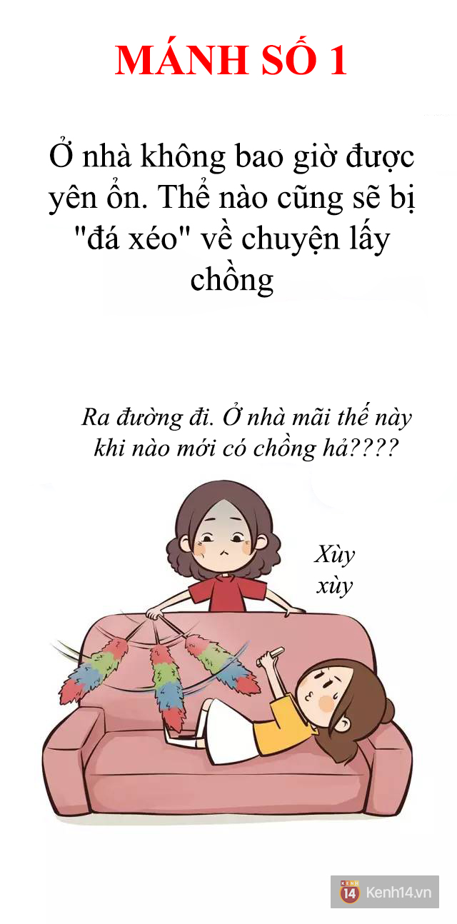 Bộ tranh: Chỉ vì muốn con gái ế lấy được chồng, mà mẹ phải dùng đến những mánh khóe này đây.... - Ảnh 2.