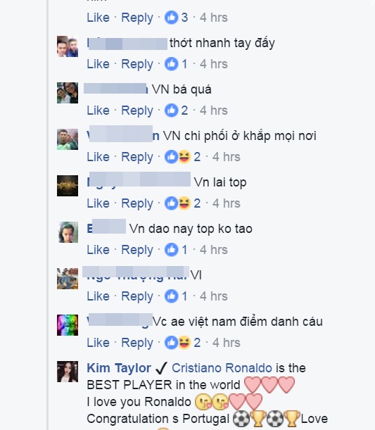 Fan Việt làm loạn trang facebook của Ronaldo - Ảnh 3.