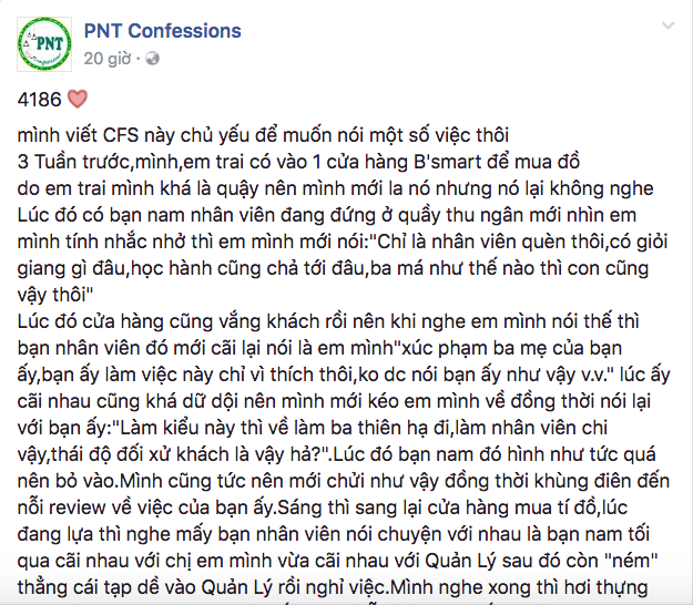 Lỡ miệng mắng nhân viên làm thêm trong siêu thị, cô gái không ngờ gia đình lại nhận kết cục như thế này - Ảnh 1.