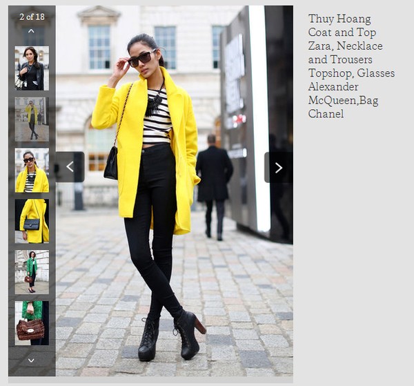 Hoàng Thùy lại được lên street style Tuần lễ thời trang London của trang Vogue Ý - Ảnh 3.