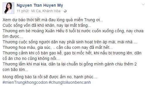 Các sao Việt cũng đang cùng chung tay giúp đỡ đồng bào lũ lụt miền Trung - Ảnh 6.