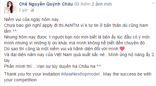 Quỳnh Châu, Lilly Nguyễn bị gạt ra khỏi đề cử đi thi Next Top châu Á? - Ảnh 3.