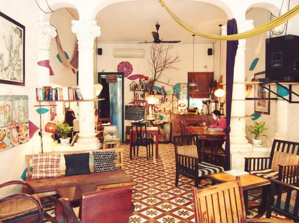 H&agrave; Nội: Muốn chụp ảnh nền gạch hoa vintage? Cứ đến những qu&aacute;n cafe n&agrave;y - Ảnh 22.