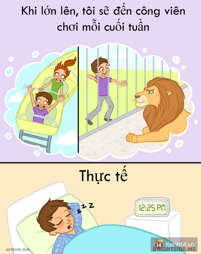 Bộ tranh: Sự thật phũ phàng về cuộc sống người lớn mà hồi nhỏ chúng ta không tưởng tượng nổi - Ảnh 7.