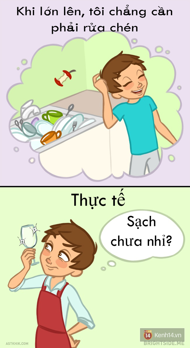 Bộ tranh: Sự thật phũ phàng về cuộc sống người lớn mà hồi nhỏ chúng ta không tưởng tượng nổi - Ảnh 8.