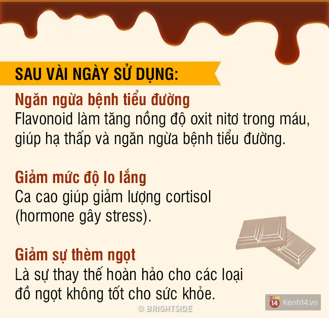 Sự thay đổi của cơ thể trong từng phút khi chúng ta ăn chocolate - Ảnh 3.