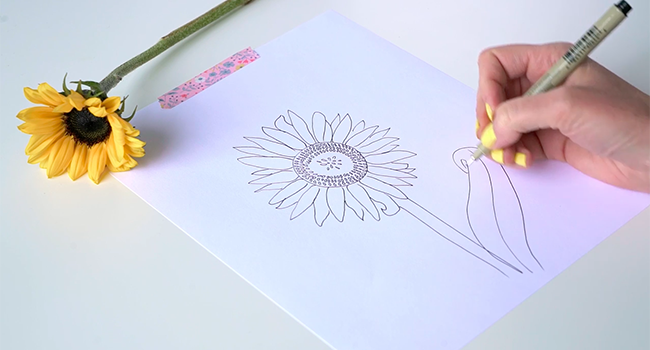 Học vẽ 3 kiểu hoa dễ như đùa mà vẫn đẹp