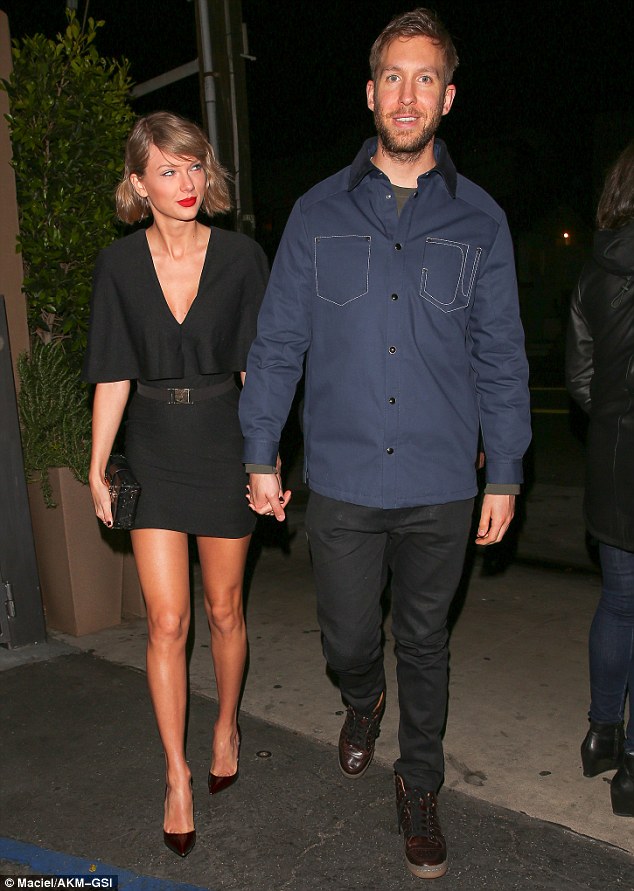 Taylor Swift trìu mến nhìn Calvin Harris trên đường đi hẹn hò - Ảnh 1.
