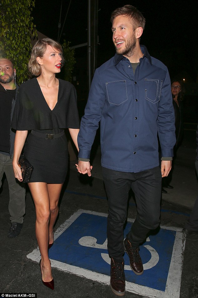 Taylor Swift trìu mến nhìn Calvin Harris trên đường đi hẹn hò - Ảnh 2.