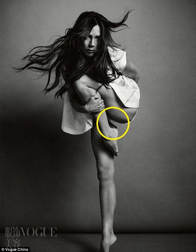 Victoria Beckham trở thành trò cười vì dính thảm họa photoshop - Ảnh 2.