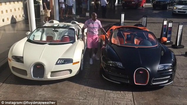 Trọc phú Floyd Mayweather vung 1.500 tỷ VNĐ mua 2 siêu xe Bugatti Veyron - Ảnh 2.