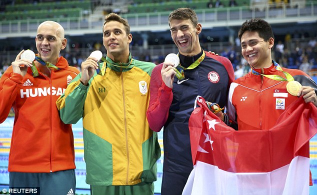 Kình ngư Singapore từng thua Hoàng Quý Phước đánh bại Michael Phelps để giành HCV Olympic - Ảnh 9.