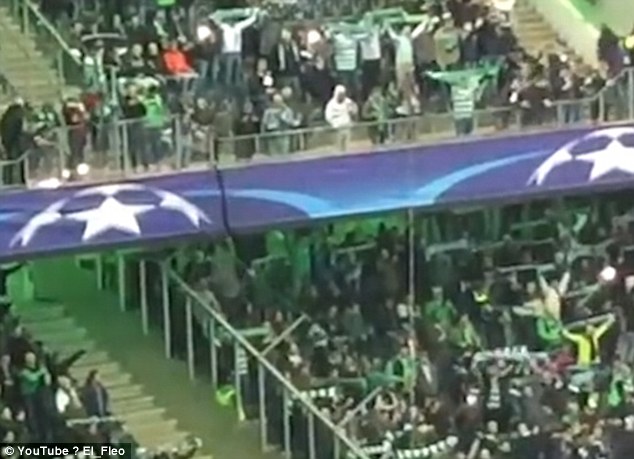 Trèo leo như người nhện trên khán đài, fan Celtic gặp cái kết cay đắng - Ảnh 3.