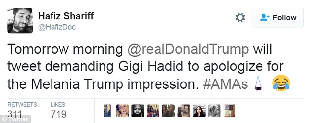 Gigi Hadid gây tranh cãi ầm ĩ vì nhái giọng châm biếm Đệ nhất phu nhân Melania Trump - Ảnh 7.