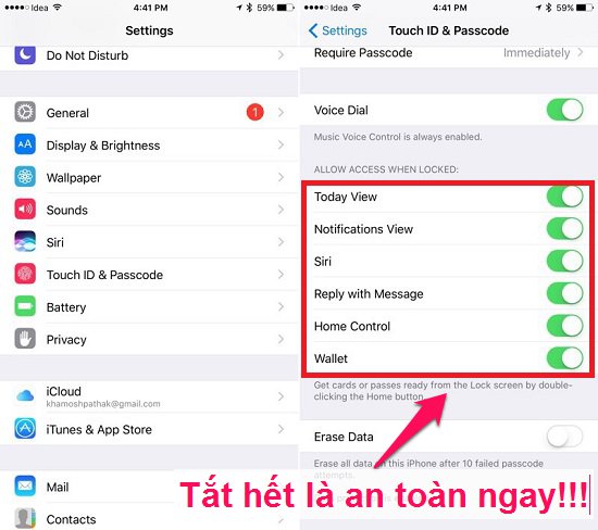 Làm theo những điều này, không ai có thể ngó trộm màn hình khóa iPhone của bạn - Ảnh 6.