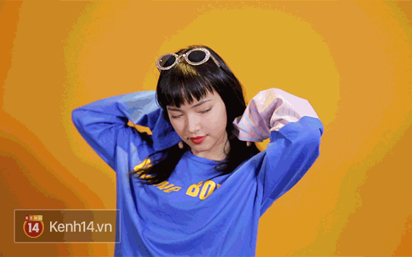 Ảnh động: Nhìn những biểu cảm này, ai cũng sẽ hiểu vì sao Châu Bùi là hot girl đắt show nhất hiện nay - Ảnh 8.