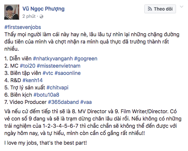 Kể về 7 công việc đầu tiên trong đời - Trào lưu mới khiến ai cũng muốn được trút nỗi lòng! - Ảnh 2.