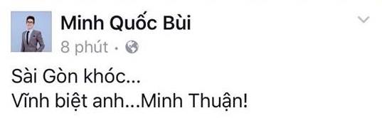 Sao Việt nghẹn ngào vĩnh biệt ca sĩ Minh Thuận - Ảnh 14.