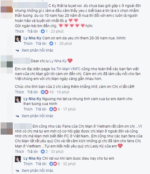 Xin chữ ký Xa Thi Mạn cho fan Việt, showbiz Việt chắc chưa có ai như Lý Nhã Kỳ! - Ảnh 3.