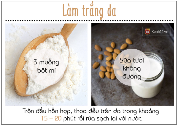 Bí quyết trắng da mượt tóc chỉ nhờ... bột mì - Ảnh 4.