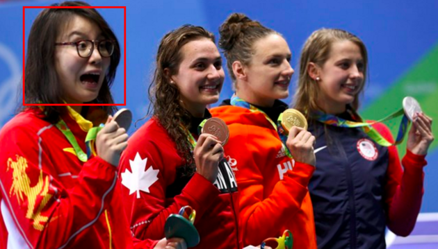 Mu&ocirc;n vẻ biểu cảm kh&oacute; đỡ của nữ VĐV nh&iacute; nhảnh nhất Olympic Rio 2016 - Ảnh 5.
