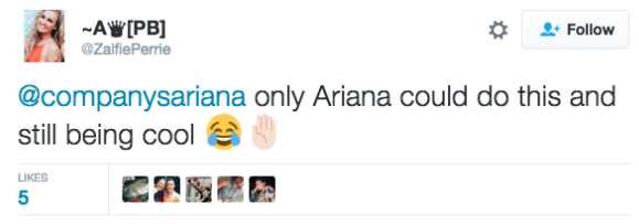 Ariana Grande khoét thủng mũ lưỡi trai để vừa đội được mũ vừa diện được tóc đuôi ngựa - Ảnh 5.
