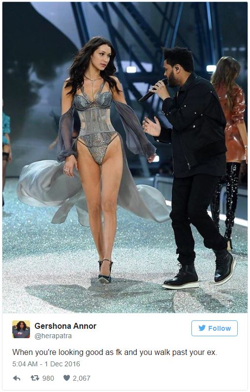 Khoảnh khắc gặp lại bồ cũ của Bella Hadid và The Weeknd tại Victorias Secret khiến dân mạng bình luận rầm rộ - Ảnh 9.
