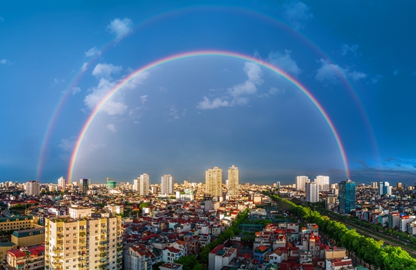 Ch&ugrave;m ảnh: C&oacute; một H&agrave; Nội tuyệt đẹp nh&igrave;n từ tr&ecirc;n cao - Ảnh 9.