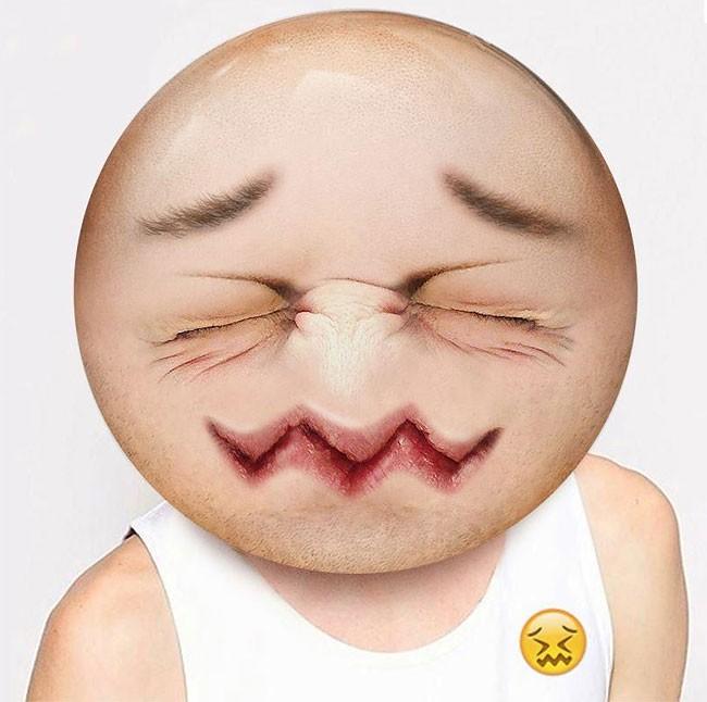 Hết cả hồn với bộ mặt thật của những emoji mà bạn hay dùng - Ảnh 2.