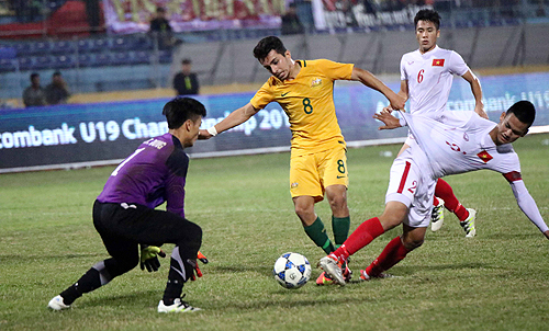 U19 Việt Nam thua đậm Australia ở giải U19 Đông Nam Á - Ảnh 3.
