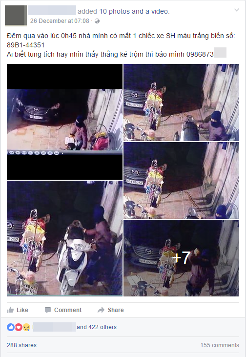 Clip: Đột nhập v&agrave;o nh&agrave; dắt trộm SH, nam thanh ni&ecirc;n c&ograve;n giơ tay khi&ecirc;u kh&iacute;ch chủ xe qua camera - Ảnh 1.