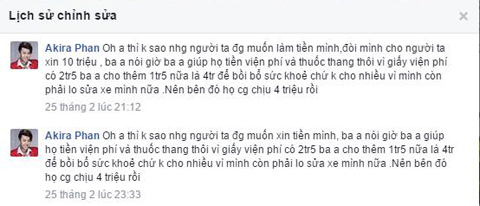 Akira Phan bị va chạm trên đường, người nhà nạn nhân tố giả tạo - Ảnh 3.