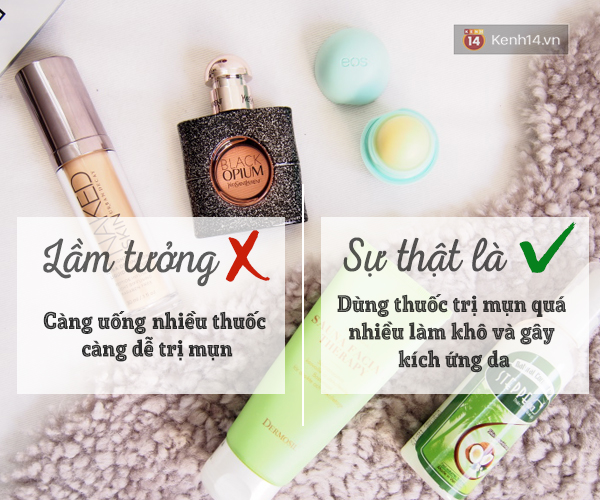 Bỏ ngay 6 lầm tưởng này nếu muốn trị mụn dứt điểm, hiệu quả - Ảnh 4. Bỏ ngay 6 lầm tưởng này nếu muốn trị mụn dứt điểm, hiệu quả - Ảnh 4.