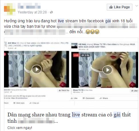 Muôn kiểu livestream để hòng mong nổi tiếng: Người cởi đồ khoe thân, kẻ thì làm trò phản cảm - Ảnh 1.