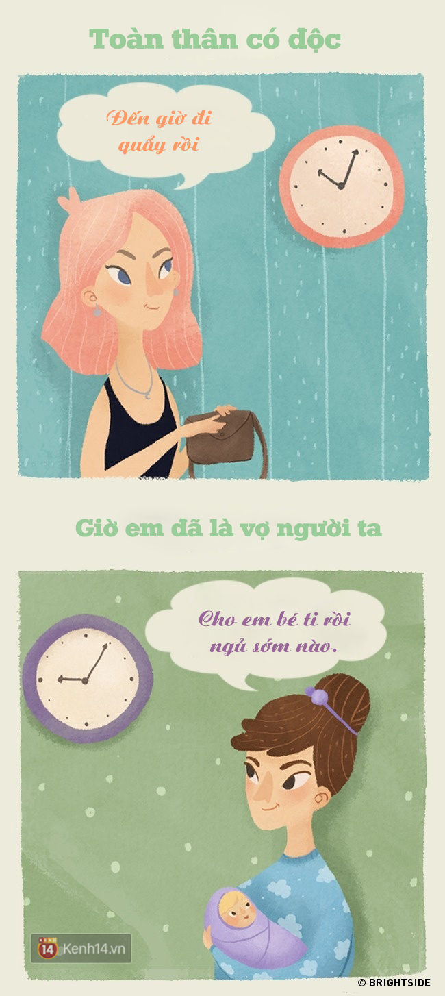 9 điều kh&aacute;c biệt trong cuộc sống giữa g&aacute;i độc th&acirc;n v&agrave; g&aacute;i đ&atilde; c&oacute; chồng - Ảnh 1.