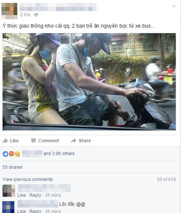 Người đi đường thất kinh khi phải hứng t&uacute;i n&ocirc;n của kh&aacute;ch tr&ecirc;n xe bu&yacute;t - Ảnh 2.