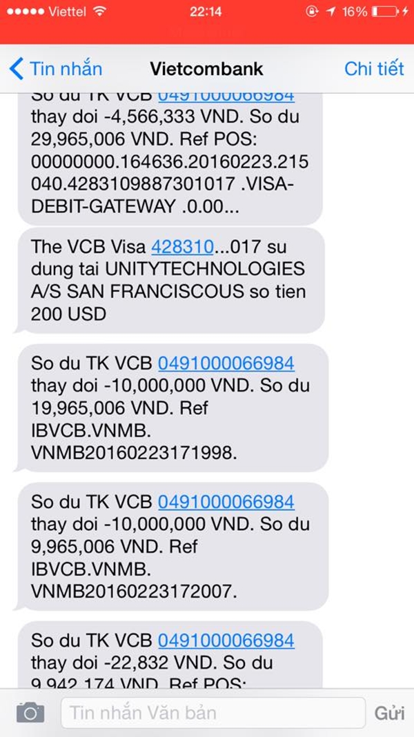 Khách nữ nghi bị hacker trộm sạch 2.000 USD trong tài khoản, Vietcombank nói gì? - Ảnh 3.