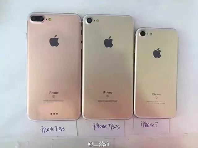 Bộ ba iPhone 7 lần lượt rủ nhau cùng xuất hiện vô cùng rõ nét - Ảnh 2.