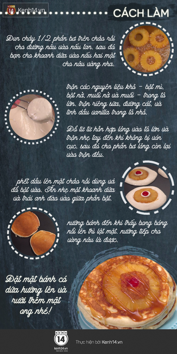 Pancake dứa lật ngược siêu dễ không làm thì phí đi - Ảnh 4.