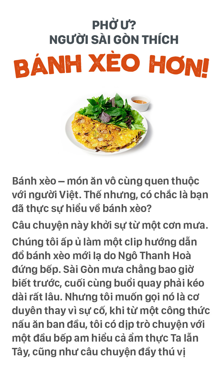 Thuyết minh về cách làm bánh xèo