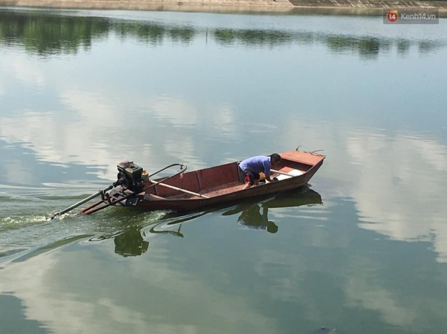 Hà Nội: Cá nặng cả cân chết bất thường ở hồ Linh Đàm, nhóm người thu dọn sạch sẽ trong đêm - Ảnh 14.